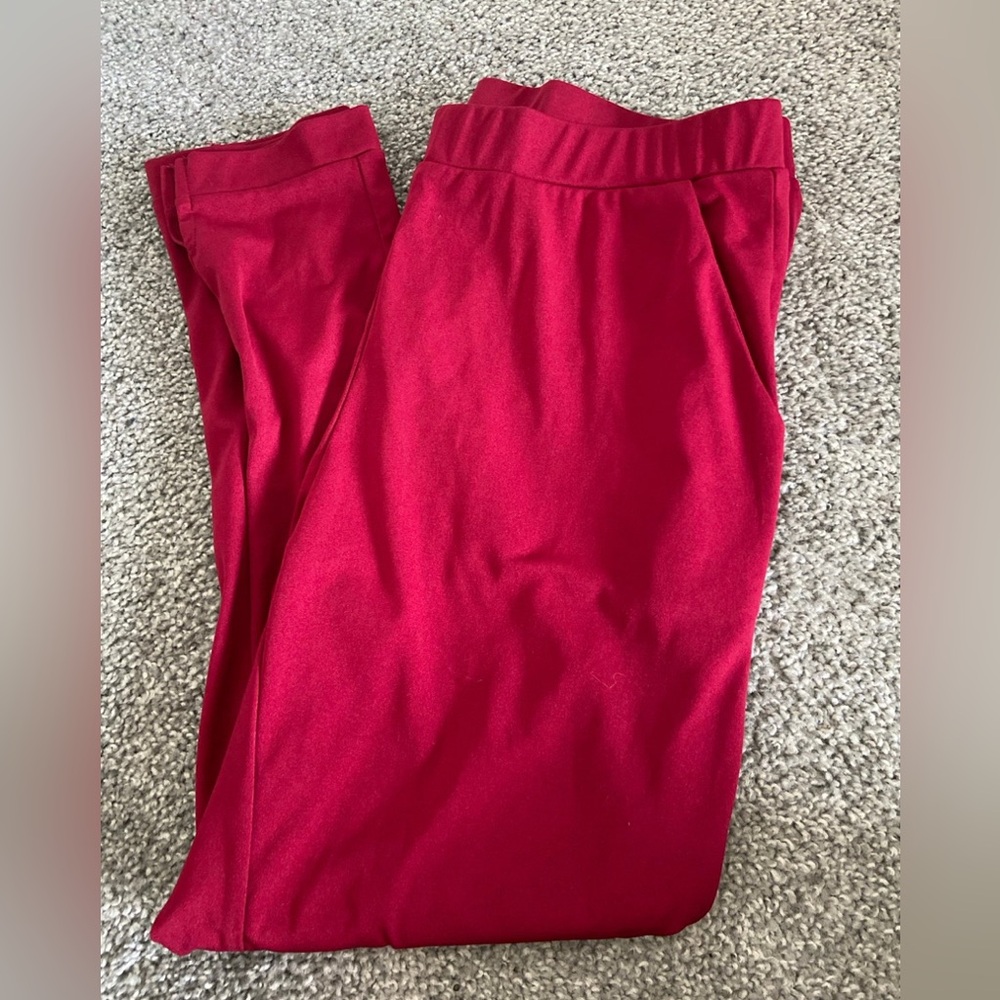 SHEIN Curve Deep Red Garment